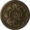 Ekena Millwork Edinburgh Ceiling Medallion (Fits Canopies up to 5 1/4"), Hand-Painted Brass, 18"OD x 1 3/4"P CM18EDBRS - alternate 1